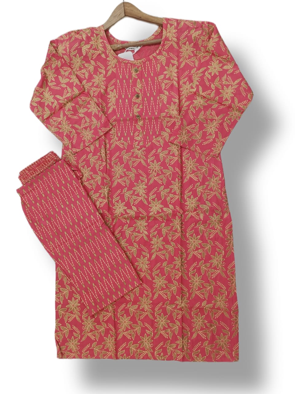 PRINTED RAYON KURTI PANT SET